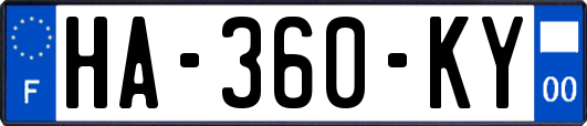 HA-360-KY