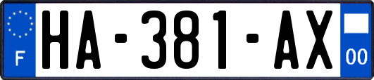 HA-381-AX