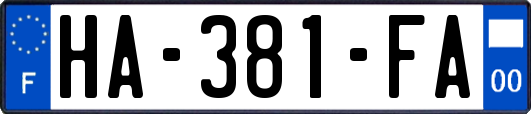 HA-381-FA