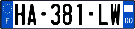 HA-381-LW