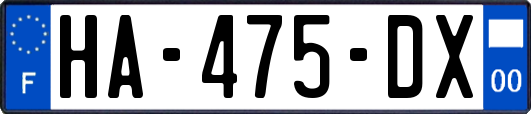 HA-475-DX