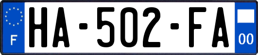 HA-502-FA
