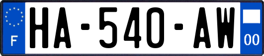 HA-540-AW