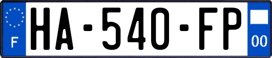 HA-540-FP