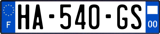 HA-540-GS