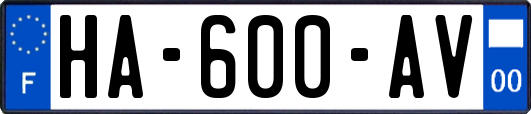 HA-600-AV