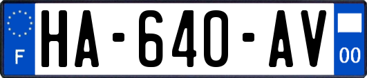 HA-640-AV