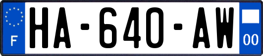 HA-640-AW