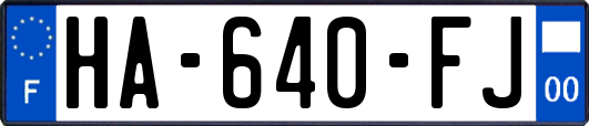 HA-640-FJ