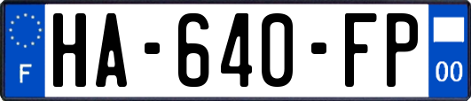 HA-640-FP