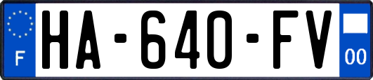 HA-640-FV
