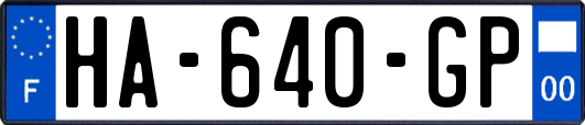 HA-640-GP