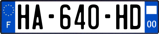 HA-640-HD