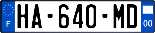 HA-640-MD