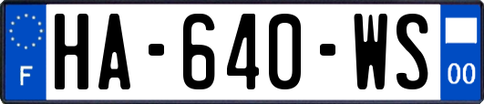 HA-640-WS