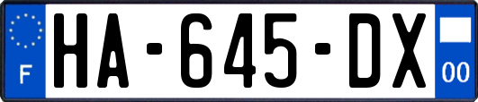 HA-645-DX