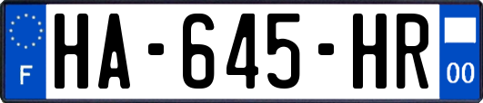 HA-645-HR