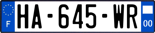 HA-645-WR