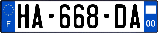 HA-668-DA