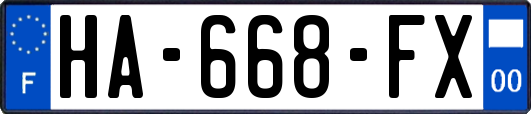 HA-668-FX