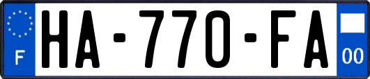 HA-770-FA