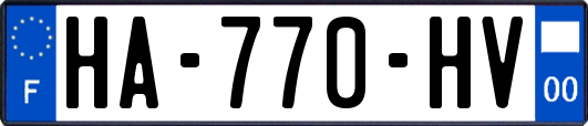 HA-770-HV