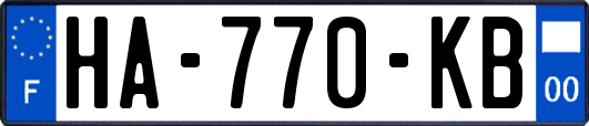 HA-770-KB