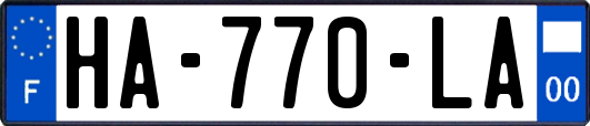 HA-770-LA