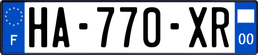 HA-770-XR