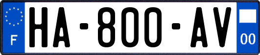 HA-800-AV