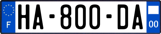 HA-800-DA