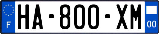 HA-800-XM