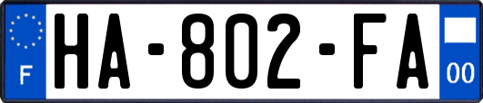 HA-802-FA