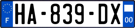HA-839-DX