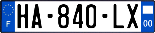 HA-840-LX