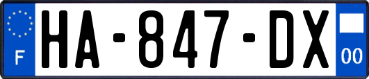 HA-847-DX