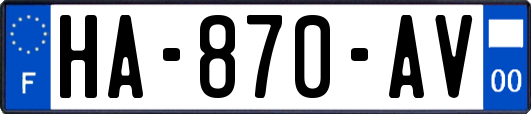 HA-870-AV