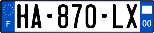 HA-870-LX