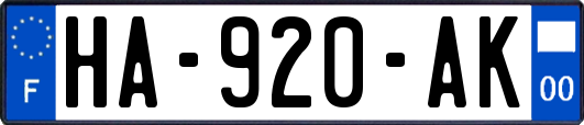 HA-920-AK