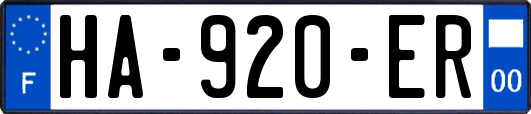 HA-920-ER