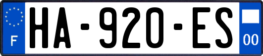 HA-920-ES