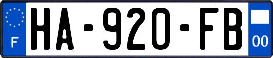 HA-920-FB