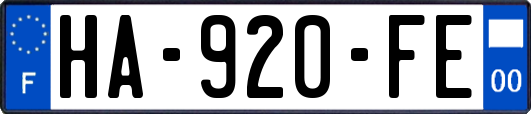 HA-920-FE
