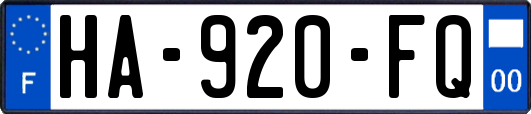 HA-920-FQ