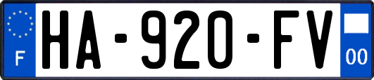 HA-920-FV