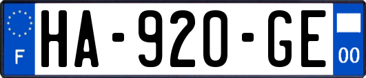 HA-920-GE