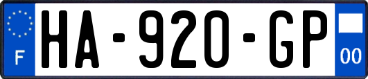HA-920-GP