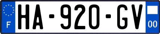 HA-920-GV