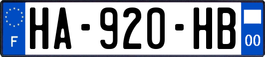 HA-920-HB