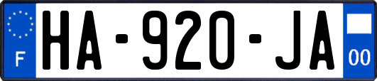 HA-920-JA